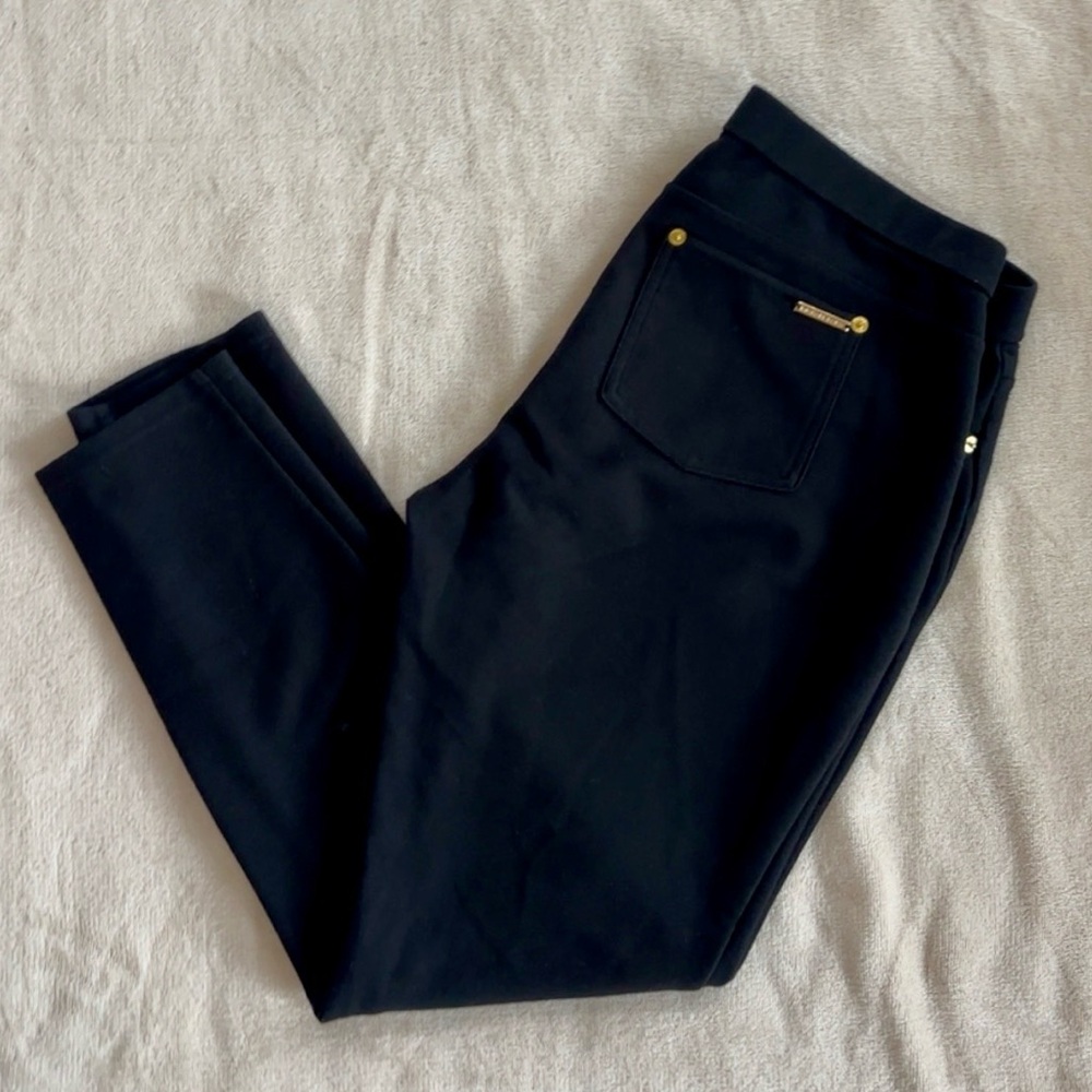 Michael Kors Black Pull On Pants